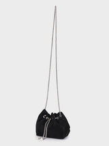 Chloe Black Rhinestone Clutch