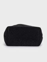 Chloe Black Rhinestone Clutch