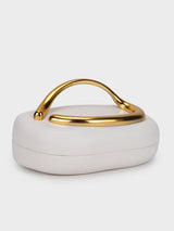 Ashley Off White Handheld Clutch