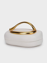 Ashley Off White Handheld Clutch