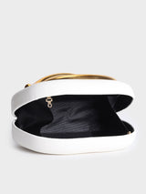 Ashley Off White Handheld Clutch