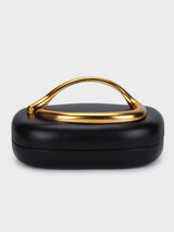 Ashley Black Handheld Clutch