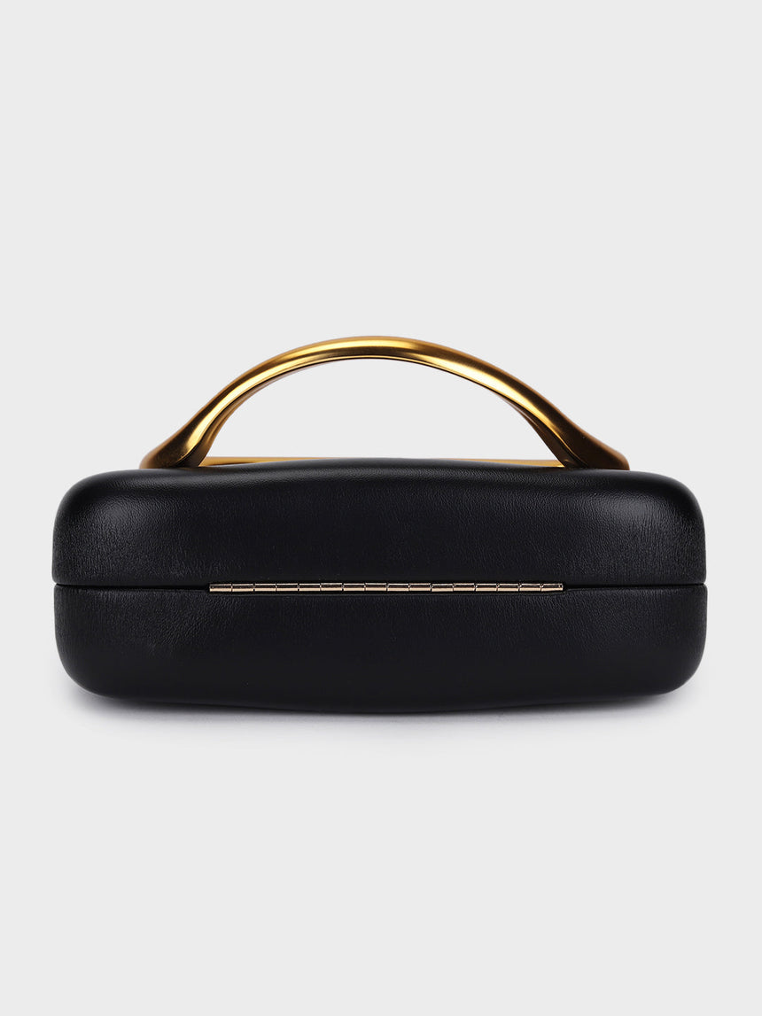 Ashley Black Handheld Clutch