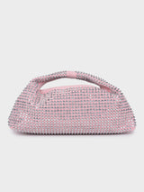 Christina Pink Rhinestone Clutch
