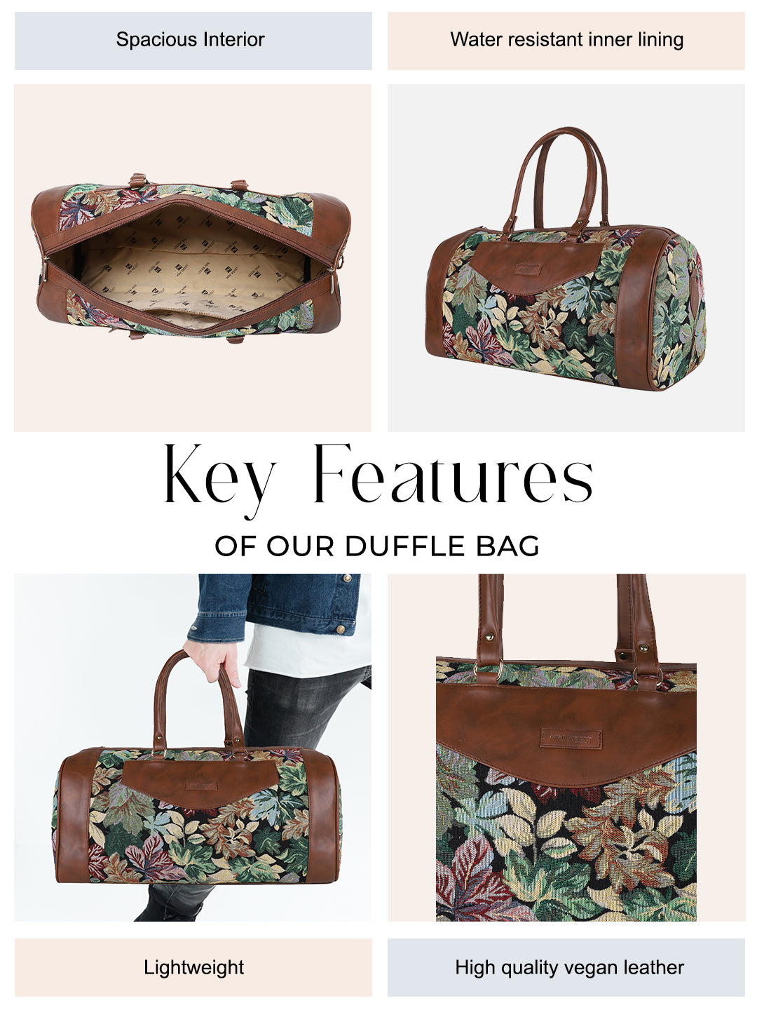 Leafy Affair Duffle Bag