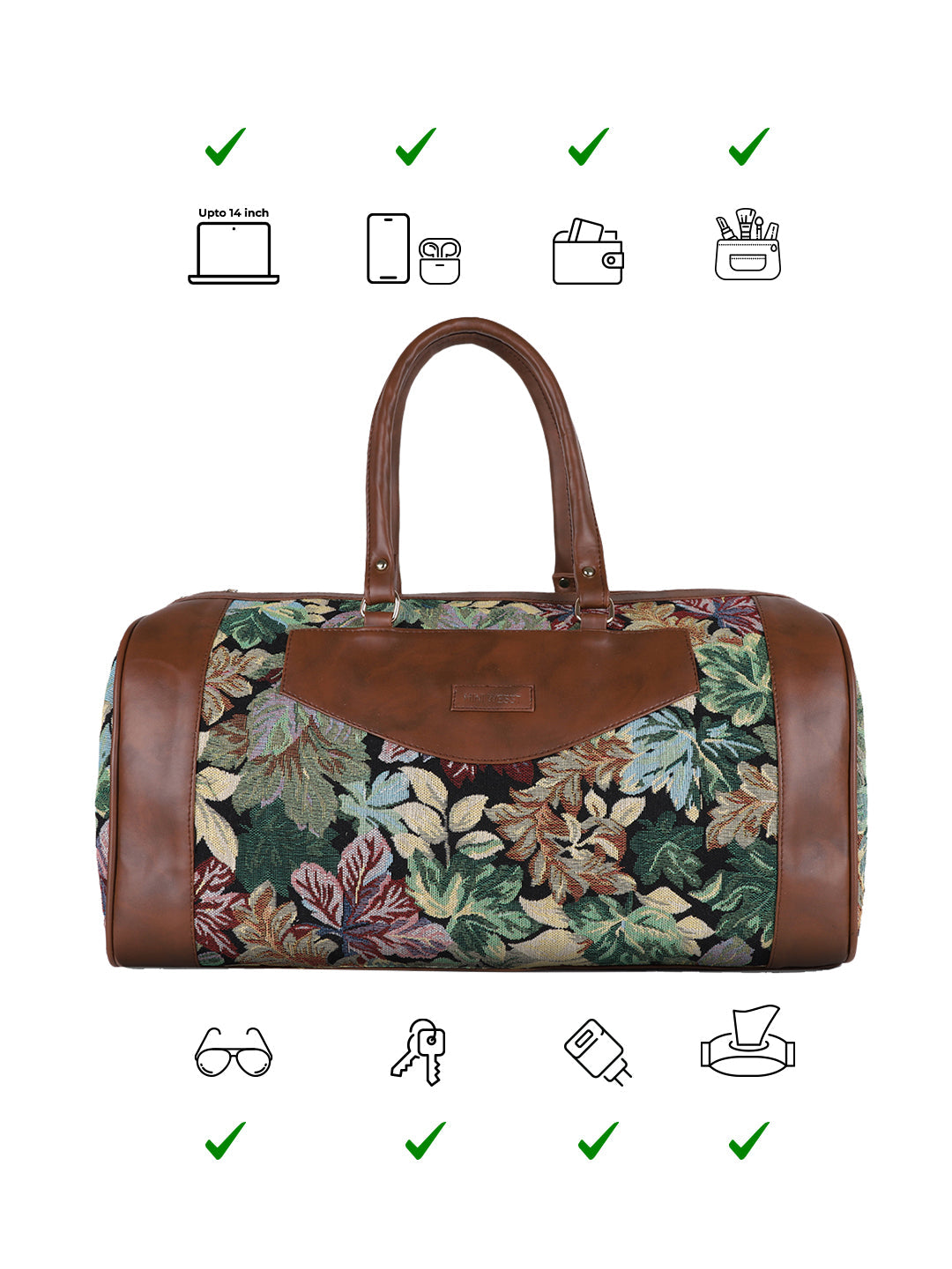 Leafy Affair Duffle Bag