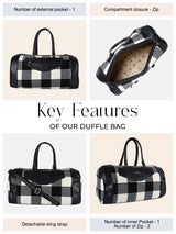 Chessboard Duffle Bag