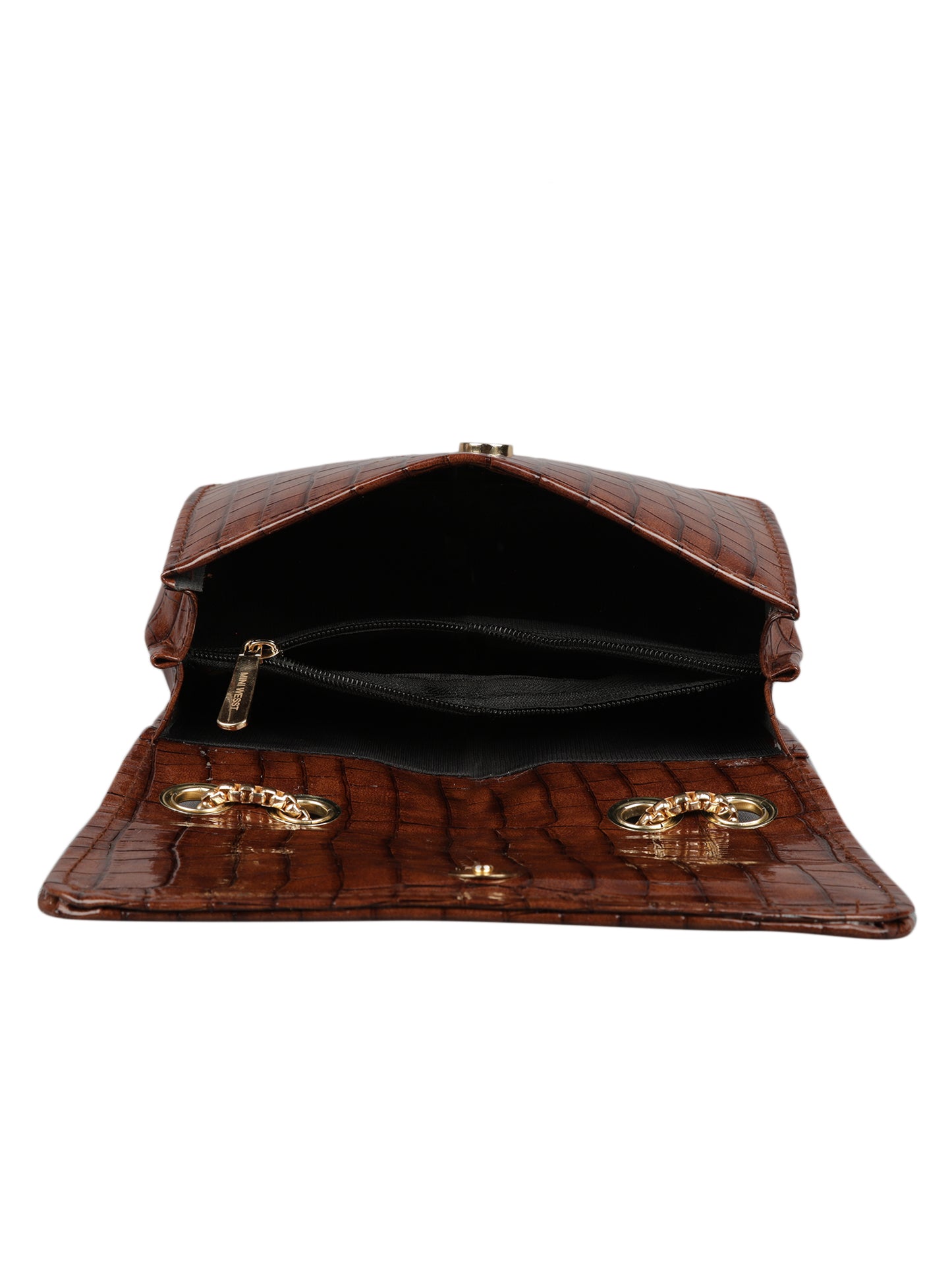 MINI WESST Women's Brown Handbags(MWHB013BR)