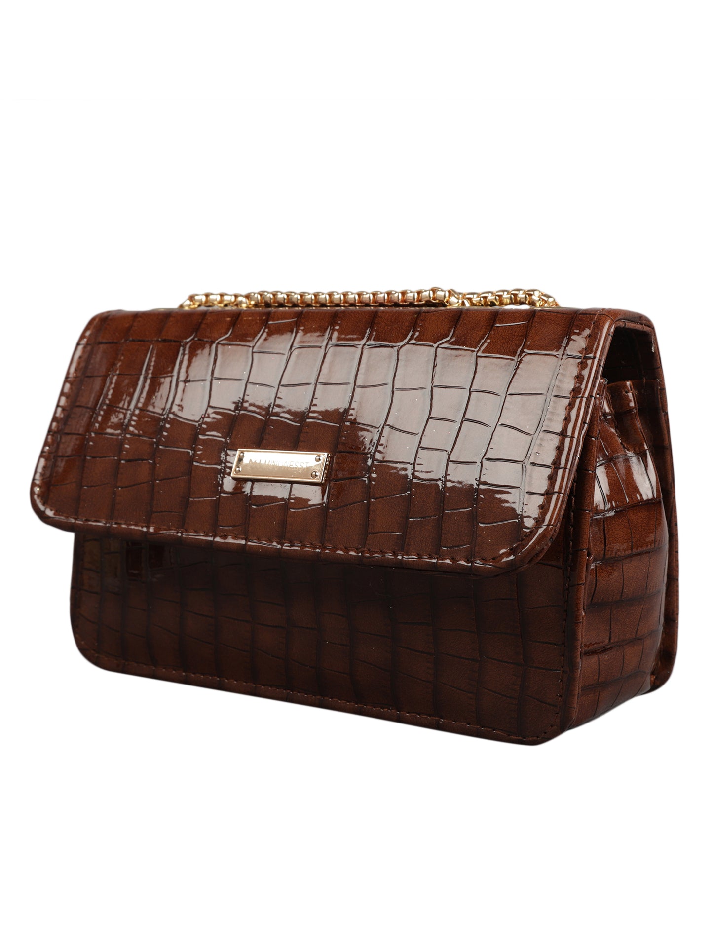 MINI WESST Women's Brown Handbags(MWHB013BR)