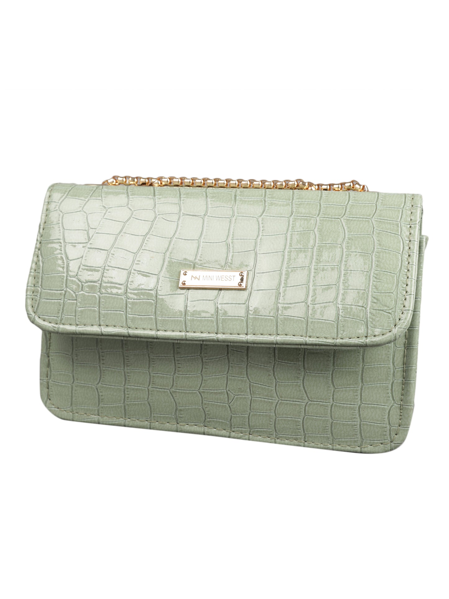 MINI WESST Women's Green Handbags(MWHB014GR)