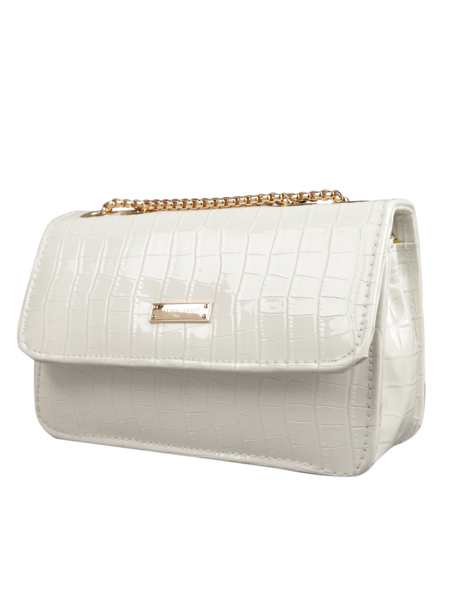 MINI WESST Women's White Handbags(MWHB016WT)