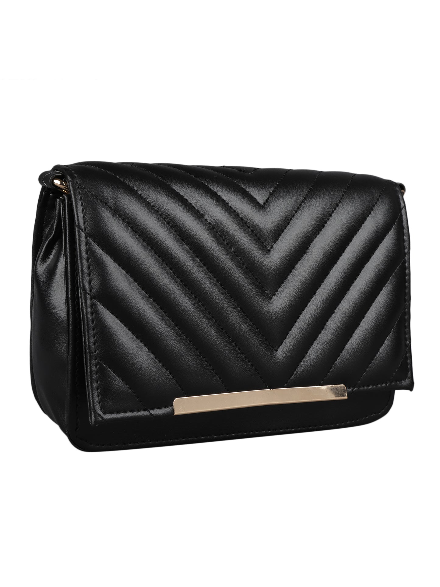 MINI WESST Women's Black Handbags(MWHB024BL)