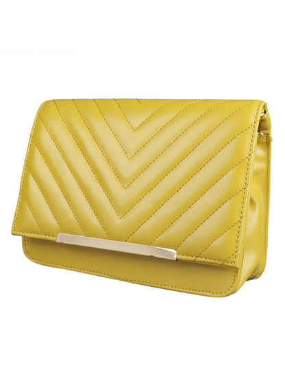 MINI WESST Women's Yellow Handbags(MWHB027YL)