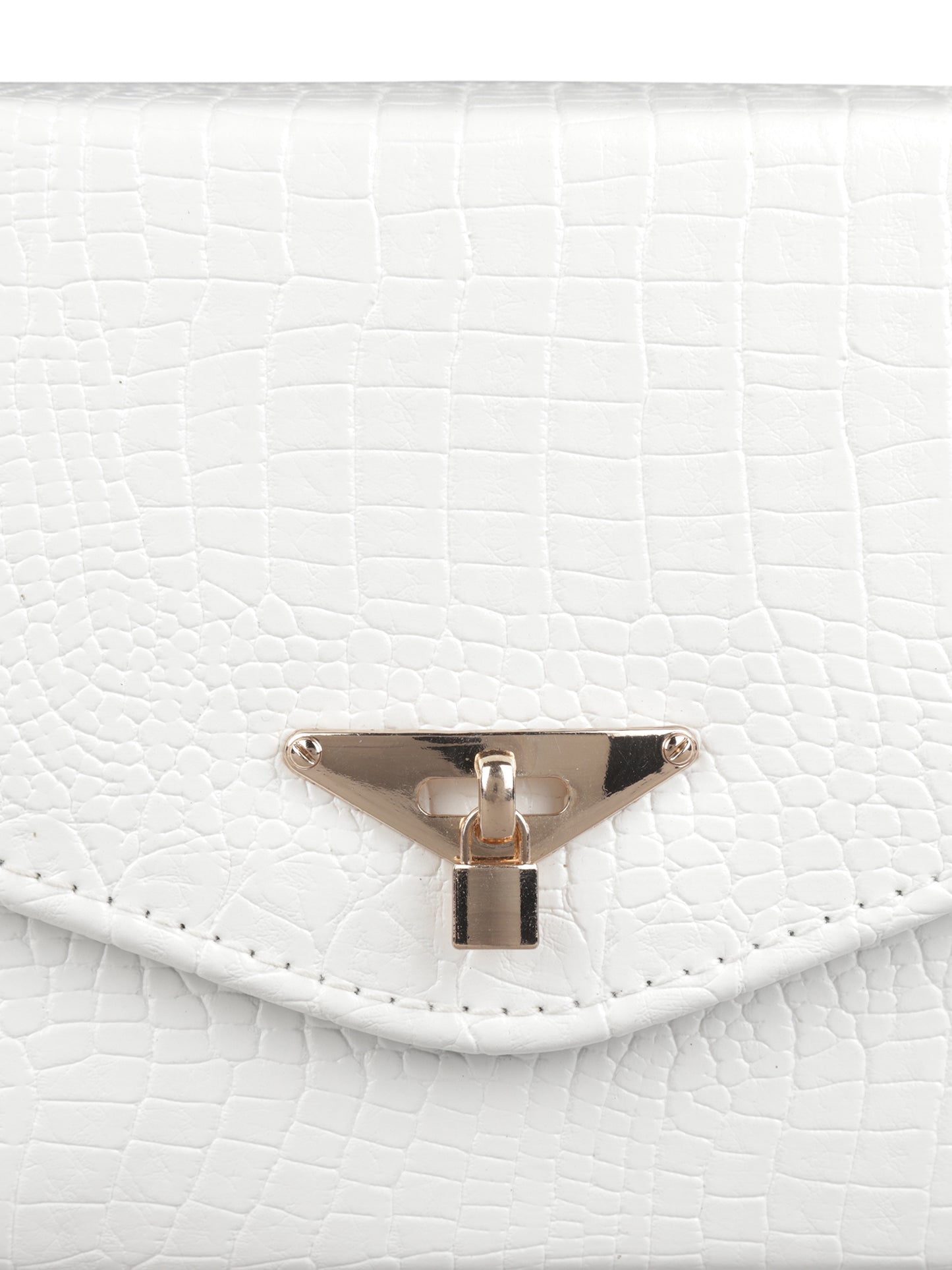 MINI WESST Women's White Handbags(MWHB031WT)