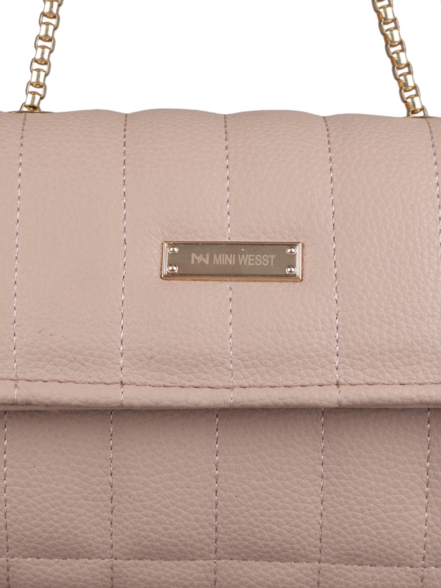 MINI WESST Women's Beige Handbags(MWHB043BE)