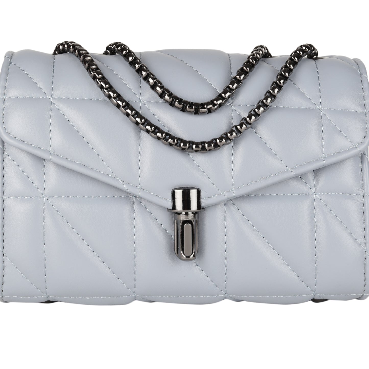 MINI WESST Women's Blue Sling And Cross Bags(MWHB068BB)