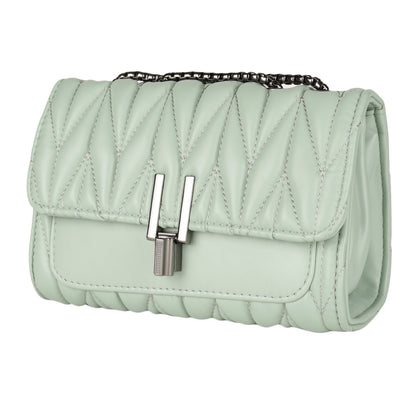 MINI WESST Women's Green Sling And Cross Bags(MWHB072GR)
