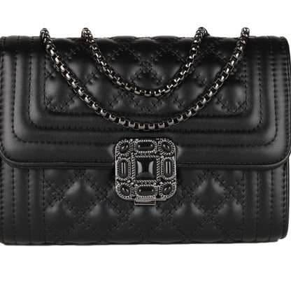 MINI WESST Women's Black Sling And Cross Bags(MWHB076BL)