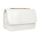 Women's White Sling And Cross Bags