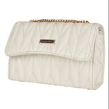 Women's White Sling And Cross Bags