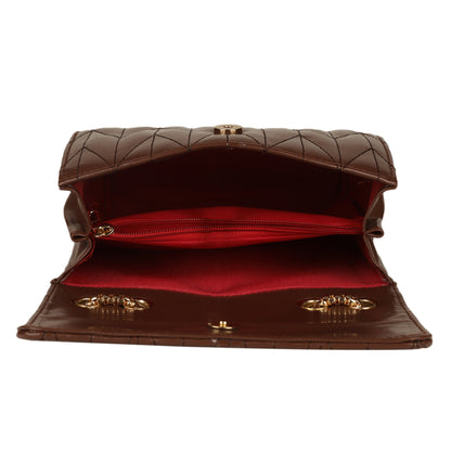 MINI WESST Women's Brown Sling And Cross Bags(MWHB081BR)
