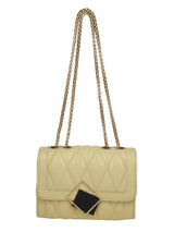 Carol Yellow Casual Solid Sling Bag