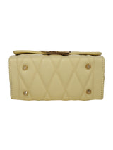 Carol Yellow Casual Solid Sling Bag