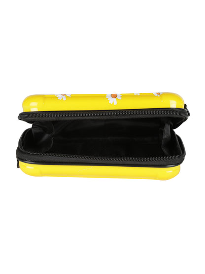 MINI WESST Yellow Casual Solid Sling Bag(MWHB192PR)