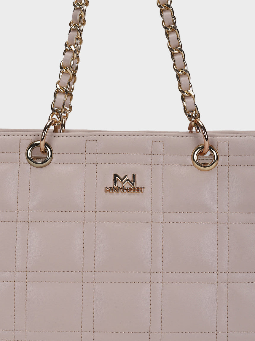 Hazel Beige Handbag
