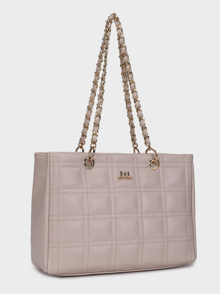 Hazel Beige Handbag