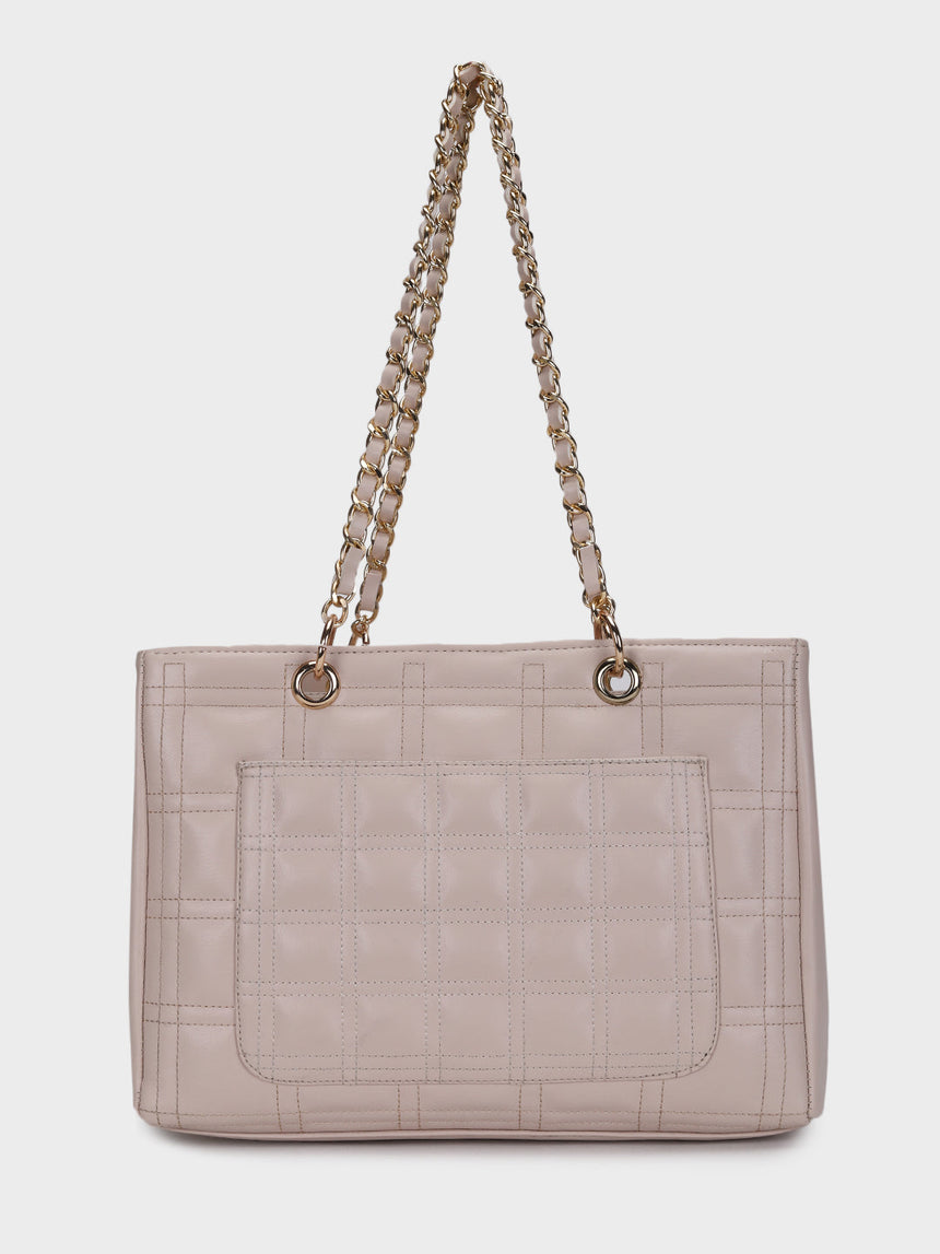 Hazel Beige Handbag
