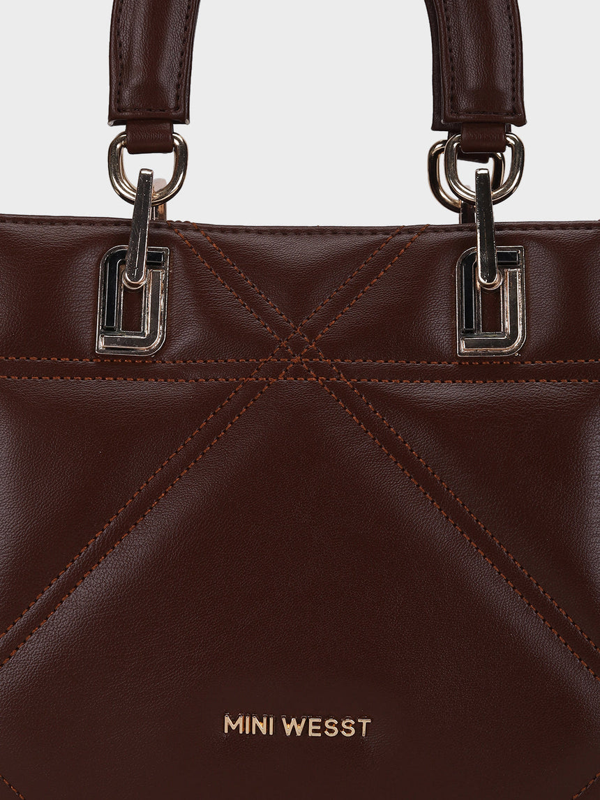 Jade Brown Mini Handbag
