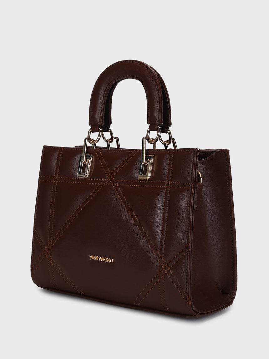 Jade Brown Mini Handbag