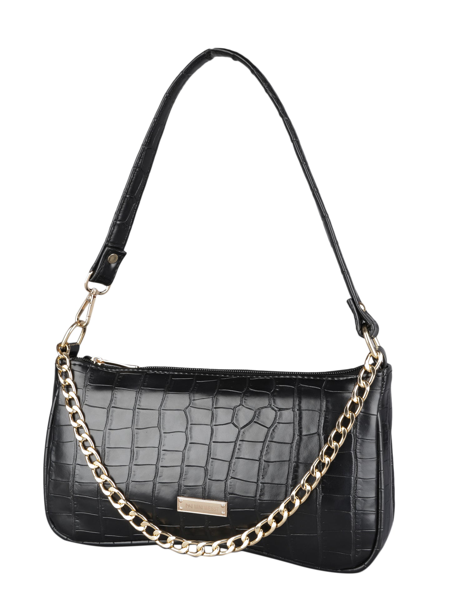 MINI WESST Women's Black  Handbag(MWSB0001BL)