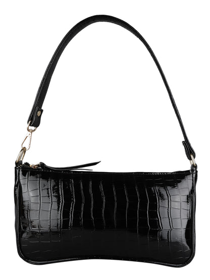 MINI WESST Women's Black Handbags(MWSB009BL)