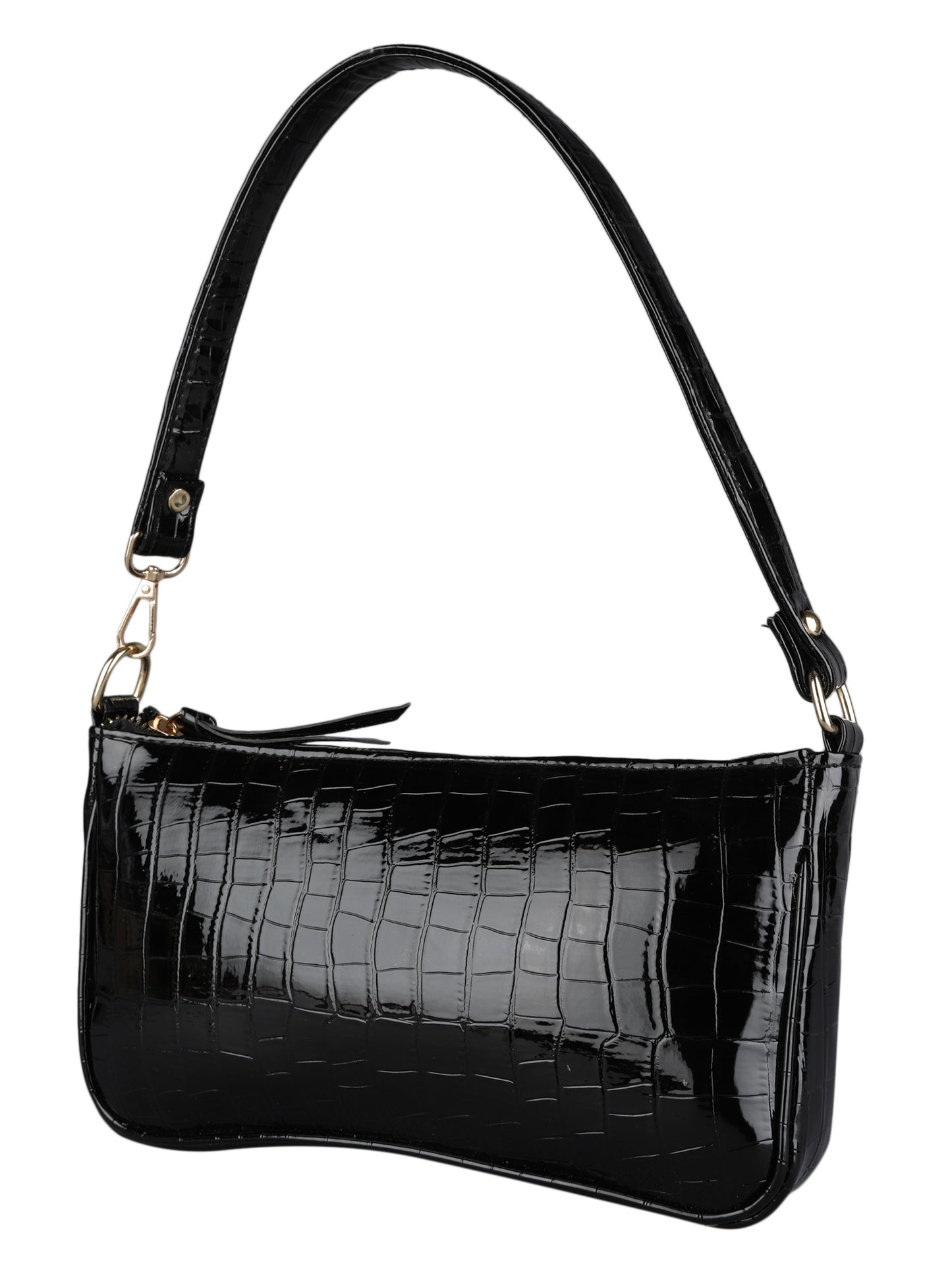 MINI WESST Women's Black Handbags(MWSB009BL)