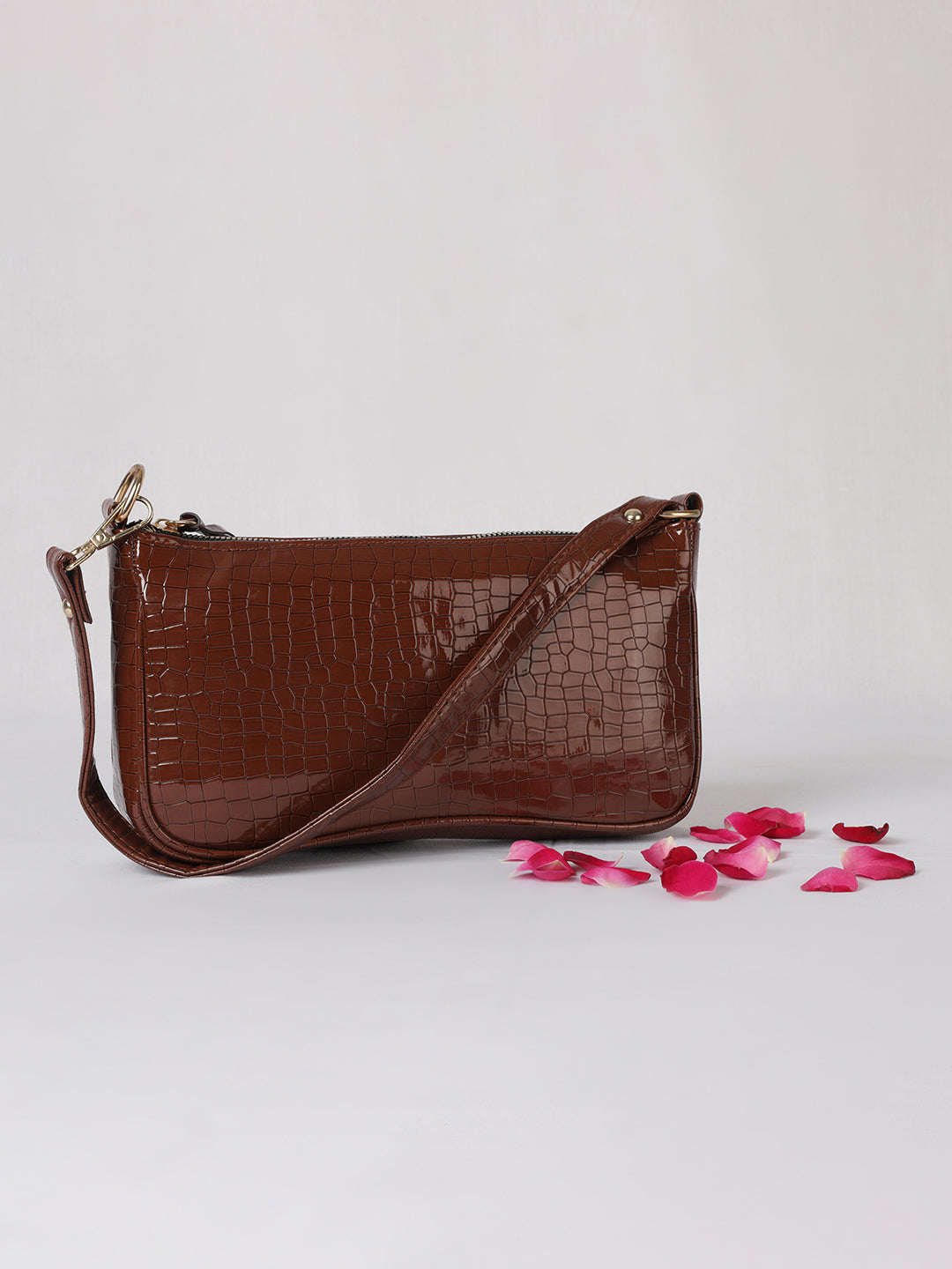 MINI WESST Women's Brown Handbags(MWSB011BR)