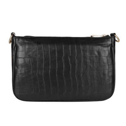 MINI WESST Women's Black Handbags(MWSB012BL)