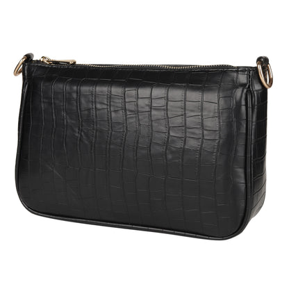 MINI WESST Women's Black Handbags(MWSB012BL)