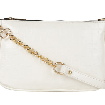 MINI WESST Women's White Handbags(MWSB014WT)