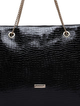 Women's Black Handbag and Pouch