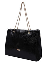 Women's Black Handbag and Pouch