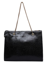 Women's Black Handbag and Pouch
