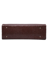 Women's Brown Handbag and Pouch
