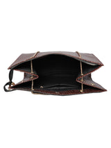Women's Brown Handbag and Pouch