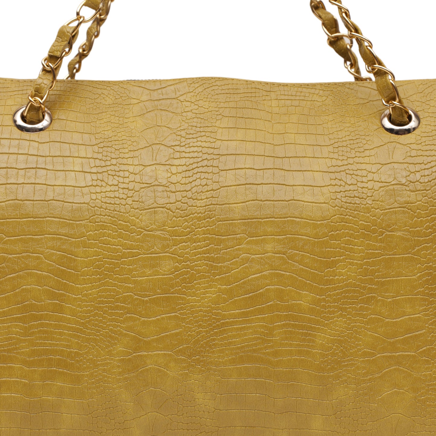 MINI WESST Women's Yellow Tote bags(MWTB021YL)