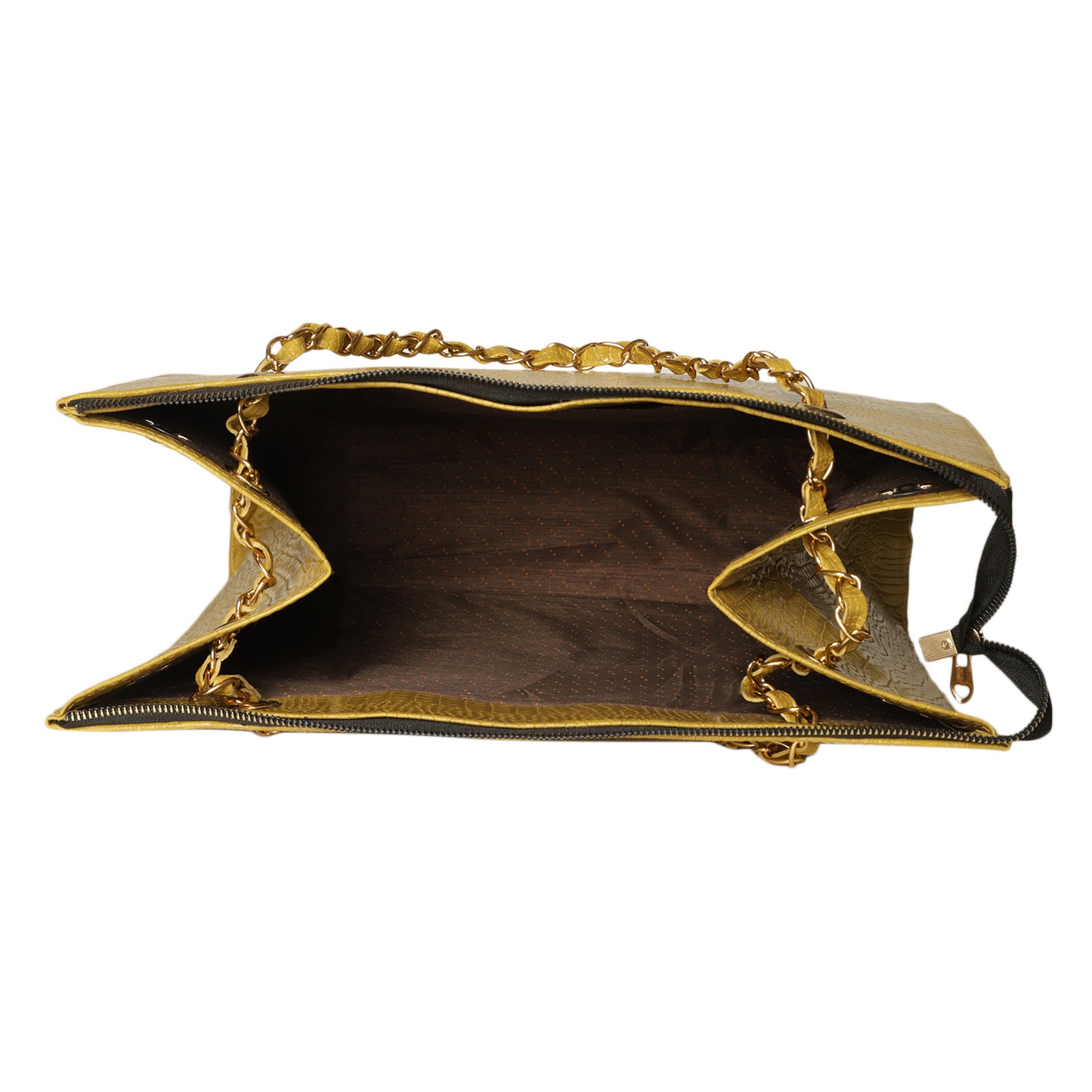 MINI WESST Women's Yellow Tote bags(MWTB021YL)