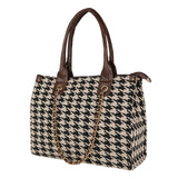 Kylie Chequered Tote Bag