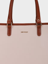 Hannah Beige Classic Tote Bag