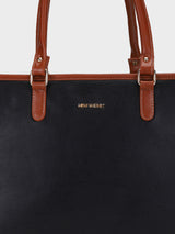 Hannah Black Classic Tote Bag